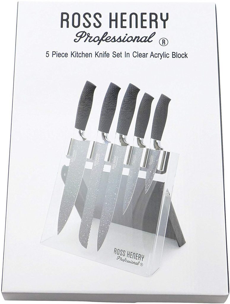 Budget Spotty Blades Block Ross Henery Knives